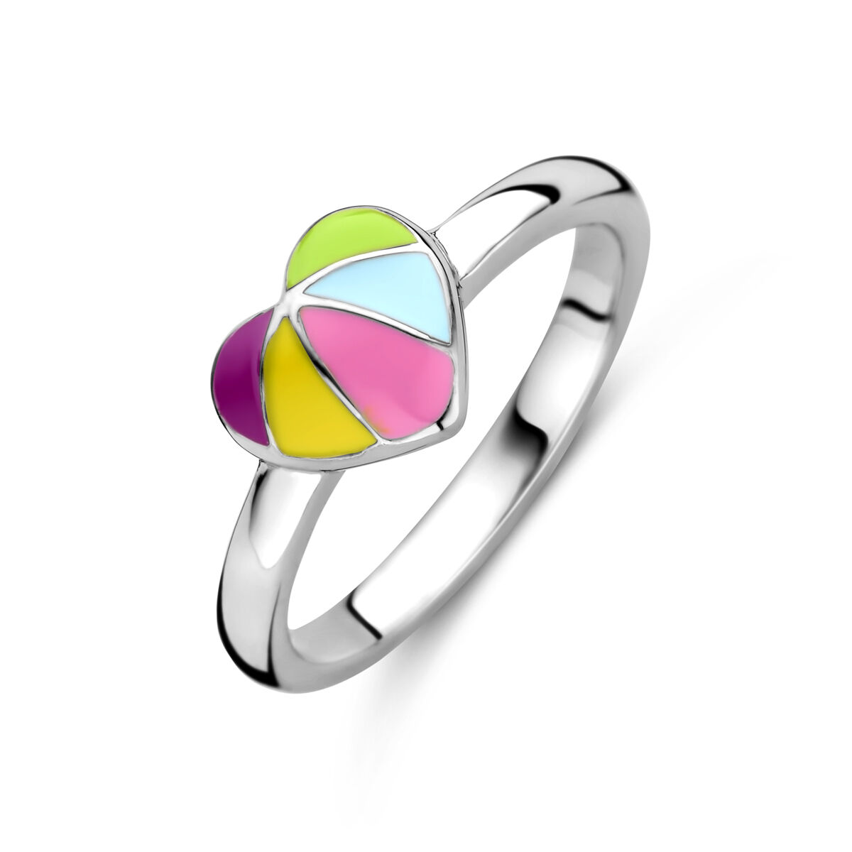 13.37766 KA zilver regenboogring maat 14