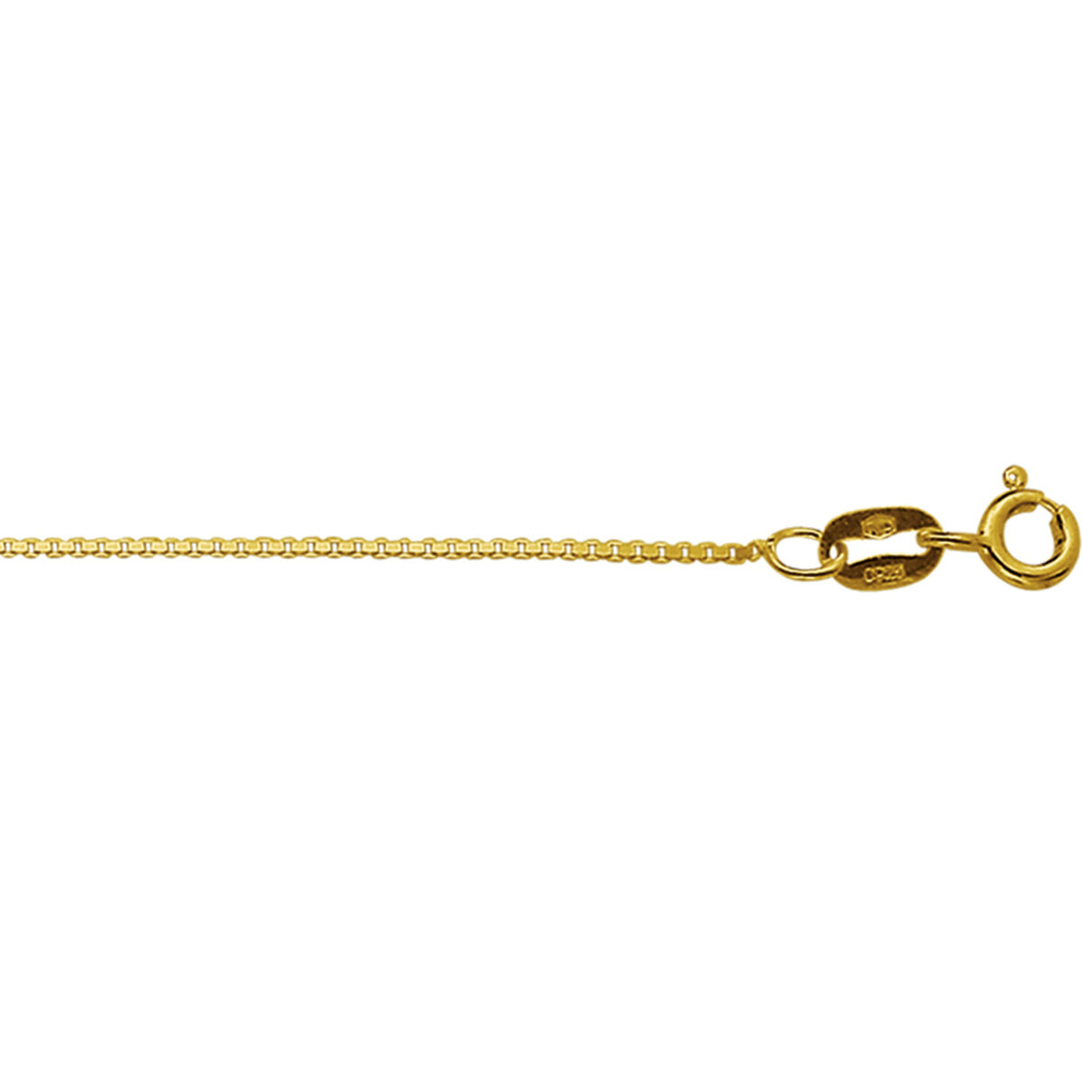 gouden collier venetiaans 42cm 0.8mm - Afbeelding 3