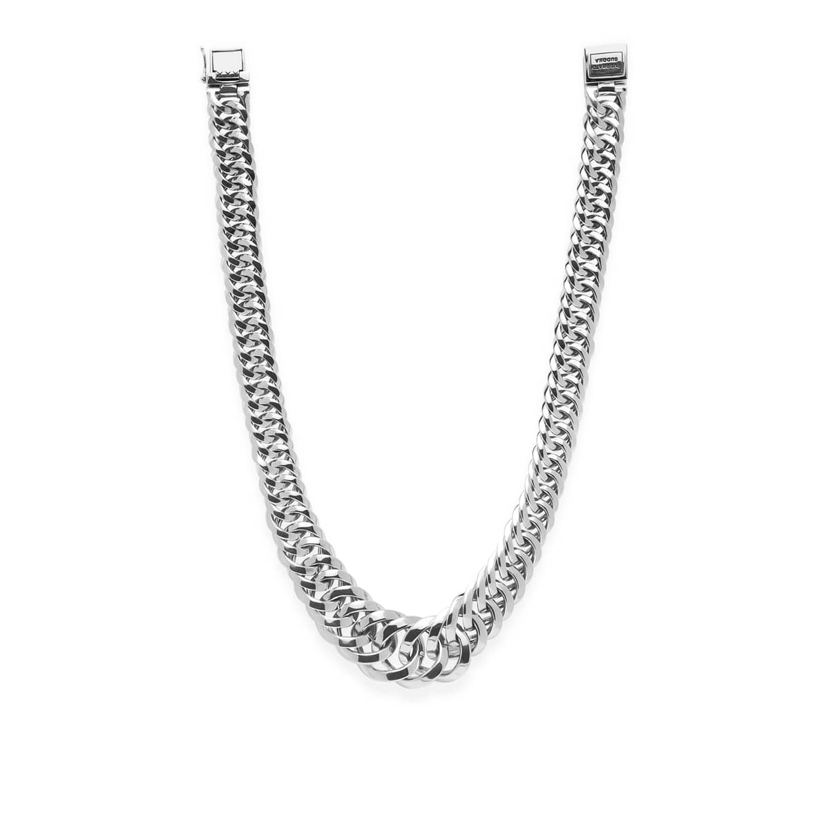 Buddha to Buddha ketting chain gradient 47 cm zilver