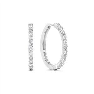 Tisento oorringen zilver met zirkonia