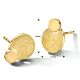 40.24243 KA gouden mat/glans oorknoppen - Afbeelding 2