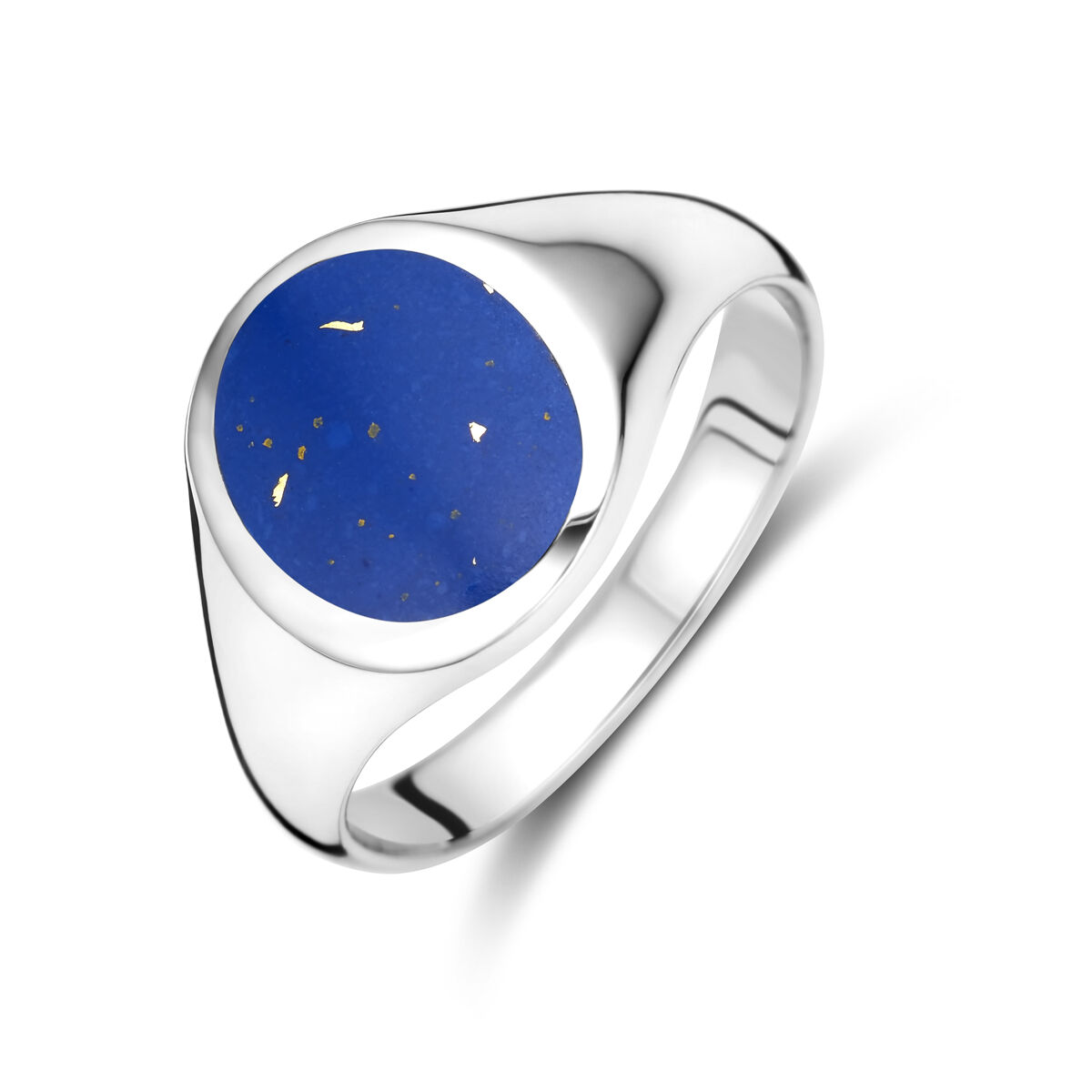 13.38882 KA zilver ring Lapis maat 17