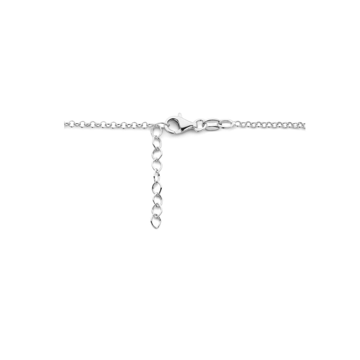 Zilveren Collier rondjes 42-45 cm 2mm - Afbeelding 3