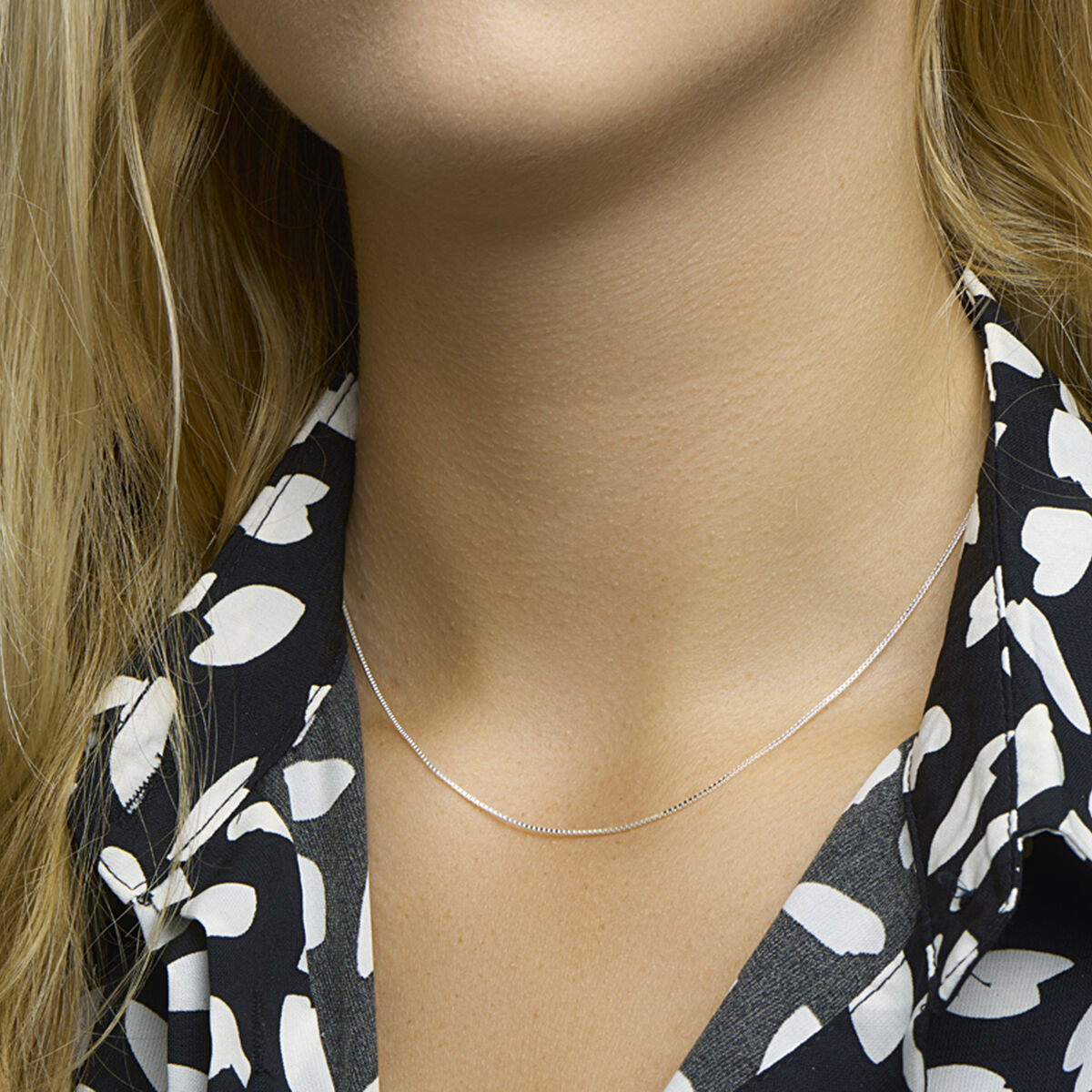 zilver collier venetiaans 42 cm 1.2mm - Afbeelding 2