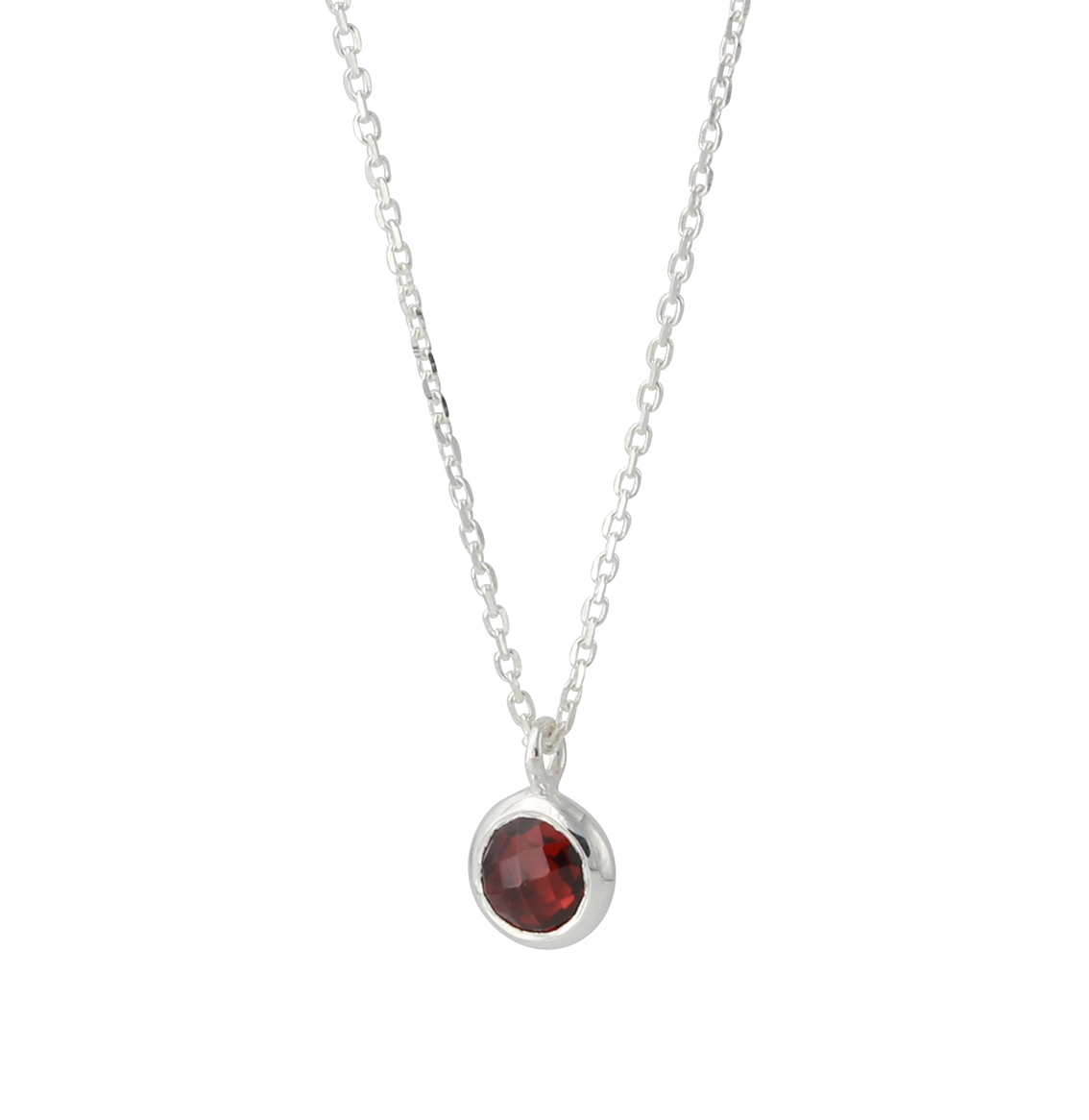 Campur zilveren collier ganaat