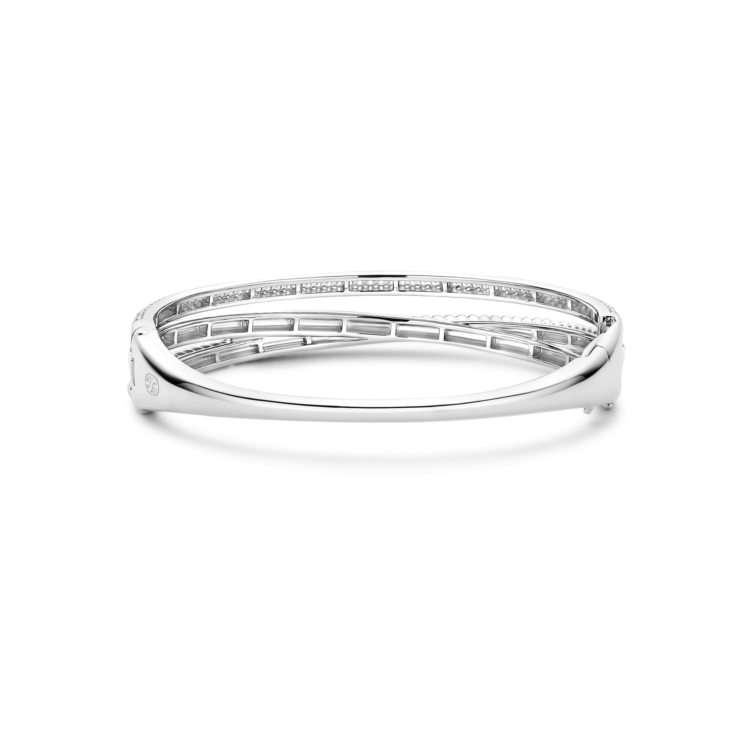 Tisento zilveren bangle zirkonia - Afbeelding 2