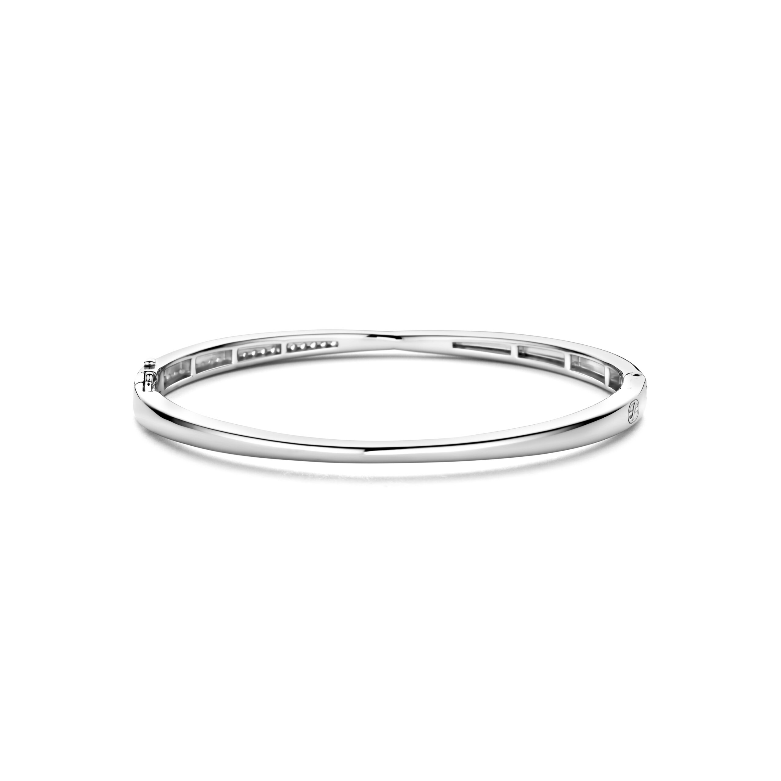 Tisento zilveren bangle zirkonia - Afbeelding 3