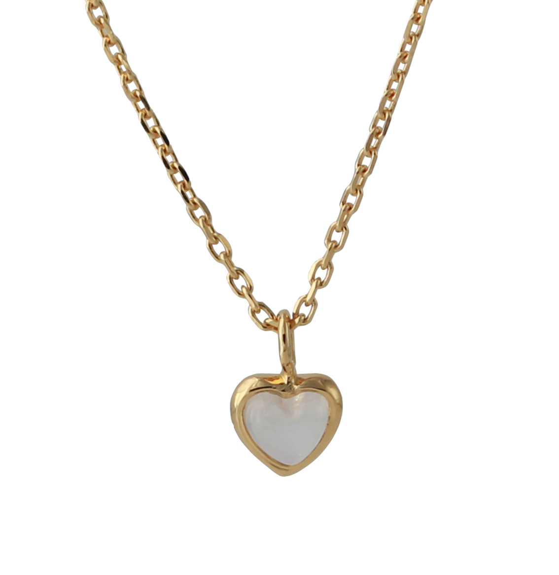 Campur goud op zilver collier Maansteen