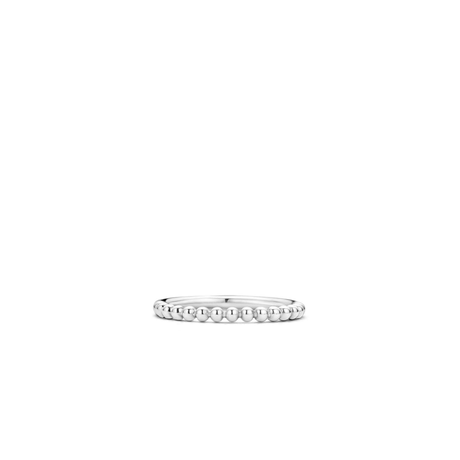 Tisento zilver ring bolletjes maat 52 - Afbeelding 3