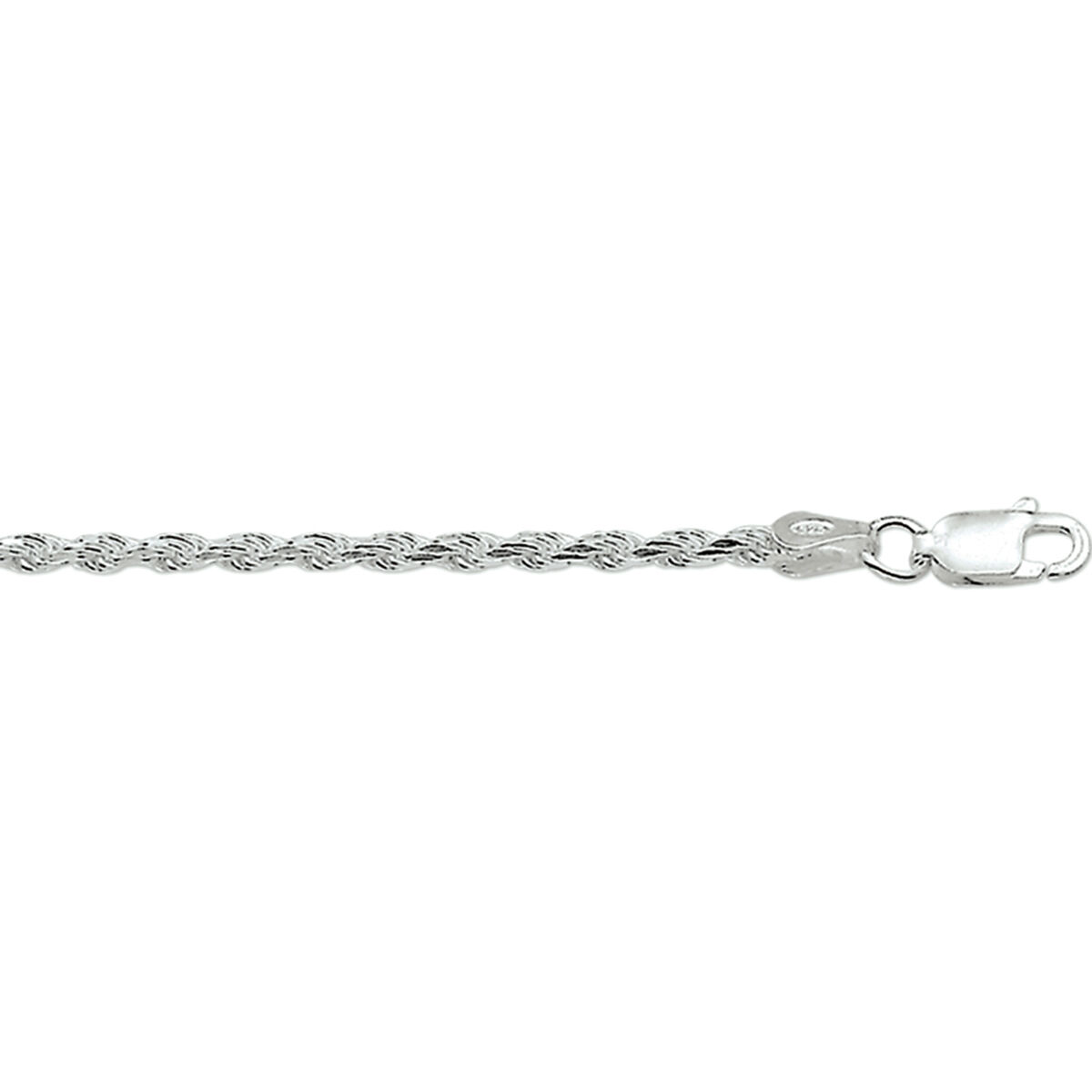 13.29722 KA Armband zilver gediamanteerd 19cm