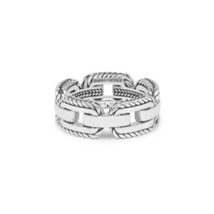Buddha to Buddha Barbaralink ring Zilver maat 17