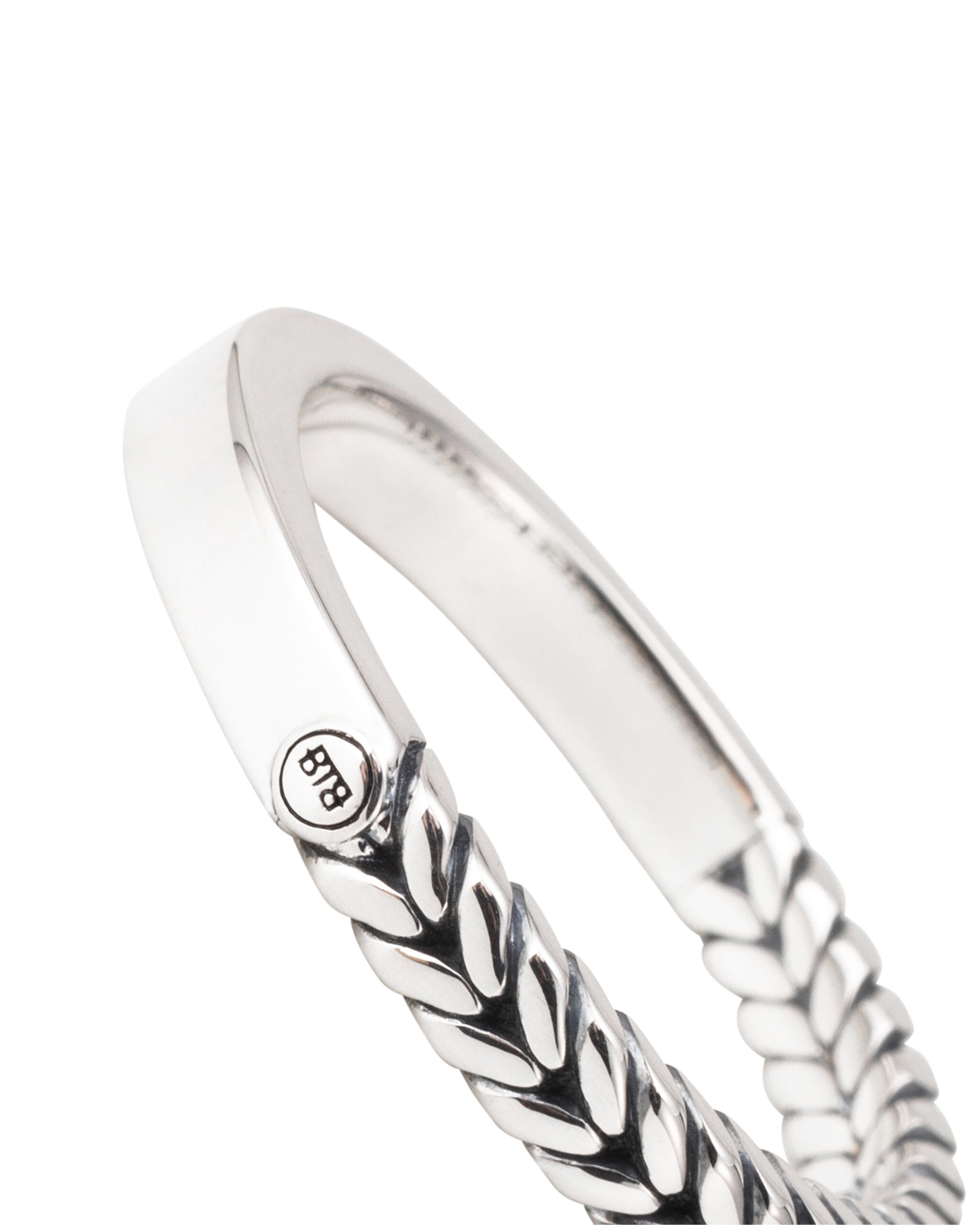 Buddha to Buddha Barbara mini dual ring zilver - Afbeelding 2