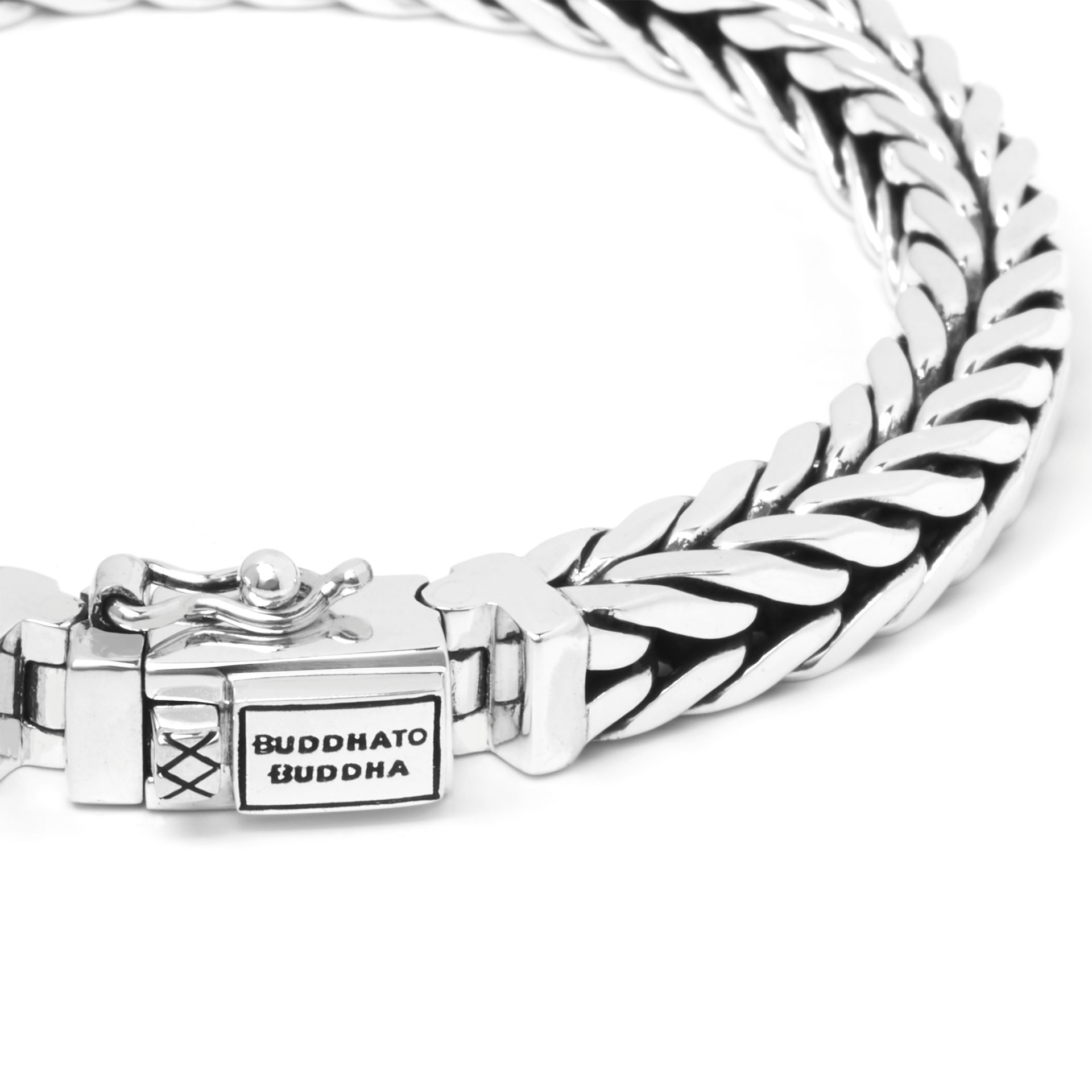 Buddha to Buddha armband Barbara zilver maat E - Afbeelding 3