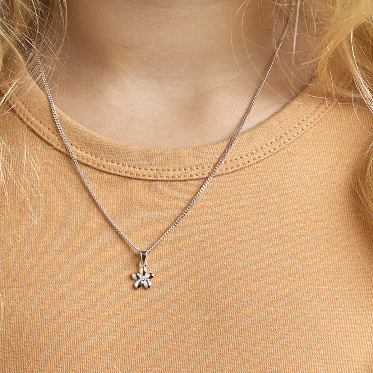 zirk zil collier bloem kind - Afbeelding 2