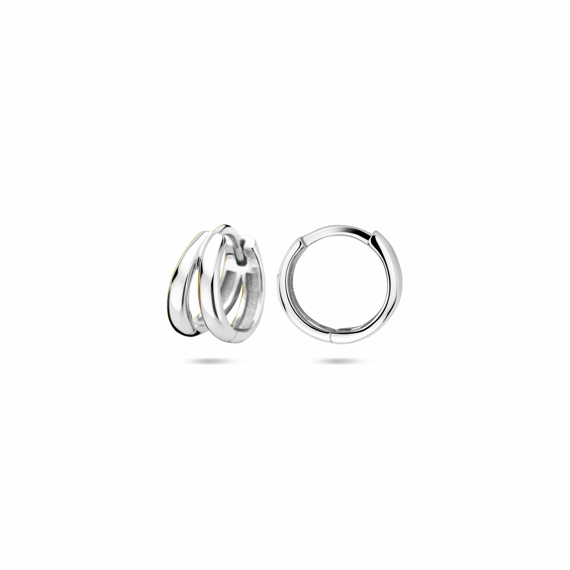 Zilveren Klapoorringen 10mm