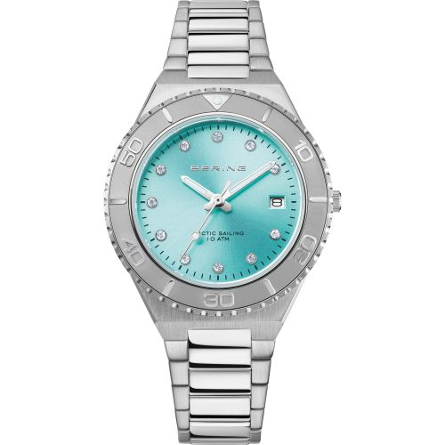 Bering dames horloge staal
