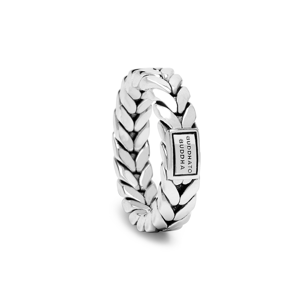 Buddha to Buddha Ben XS black rhodium ring zilver maat 17.5 - Afbeelding 3
