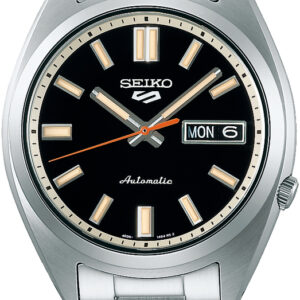 Seiko 5 sport staal zwart