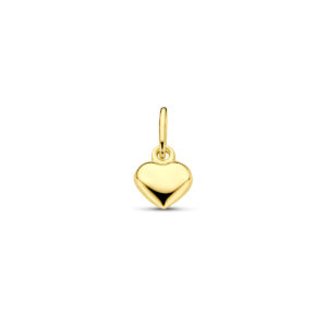 gouden hanger bol hart