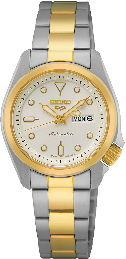 Seiko dameshorloge bi-color staal automaat