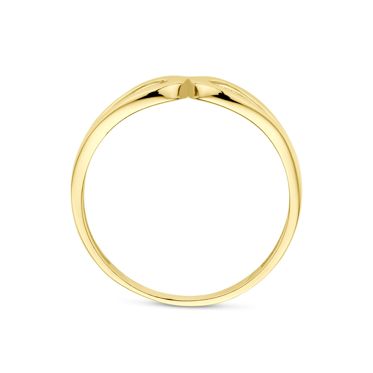 Geelgouden fantasiering 5.5mm maat 17.25 - Afbeelding 3