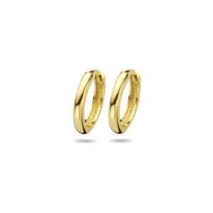 Geelgouden oorringen 12,5mm