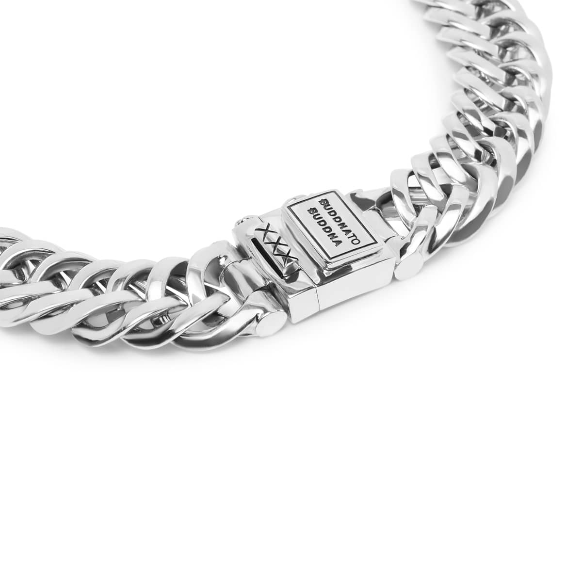 Buddha to Buddha ketting chain gradient 47 cm zilver - Afbeelding 3