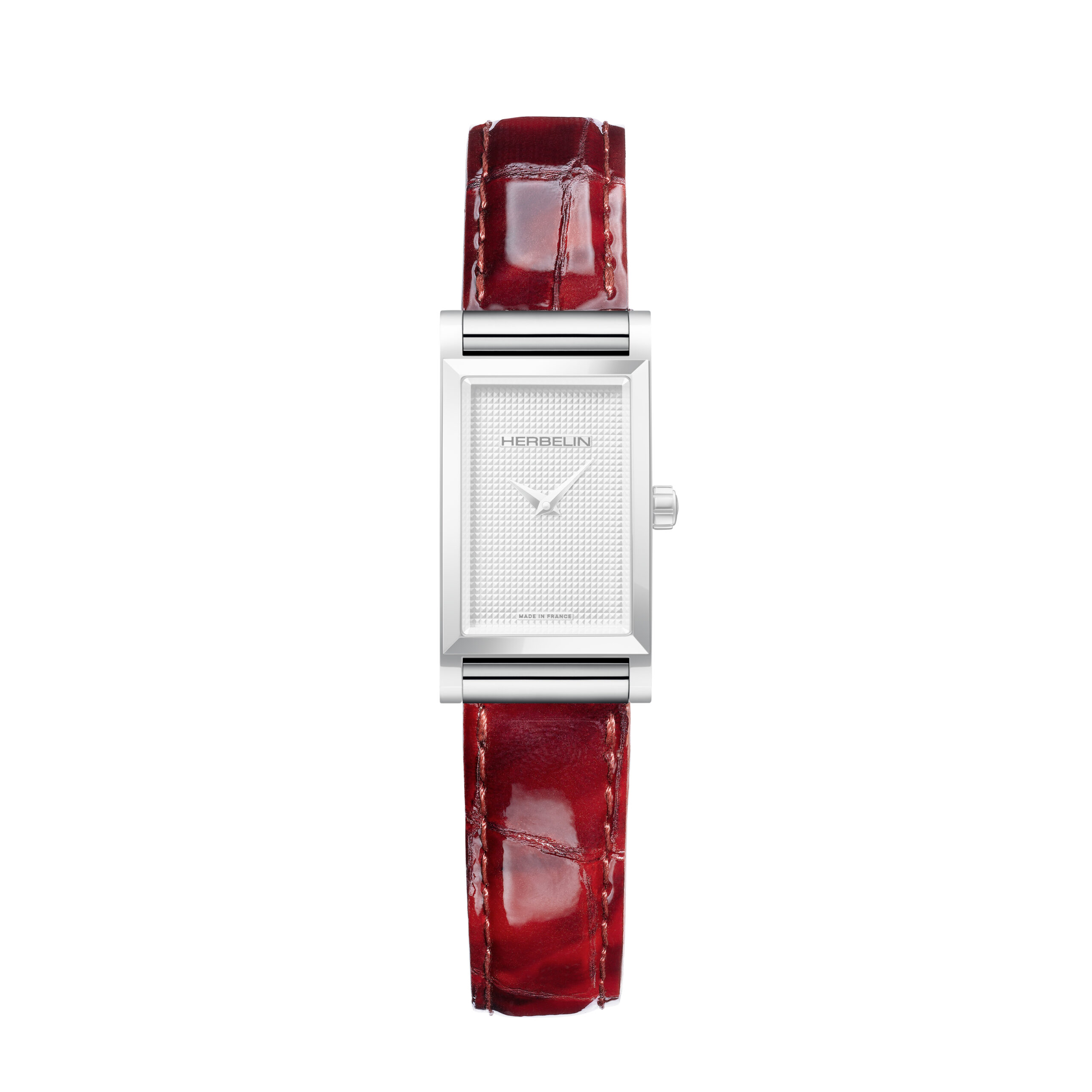 Herbelin Antarés leren band rood lak