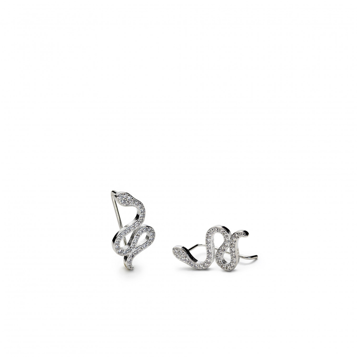 Lineargent zilveren oorknoppen zirkonia