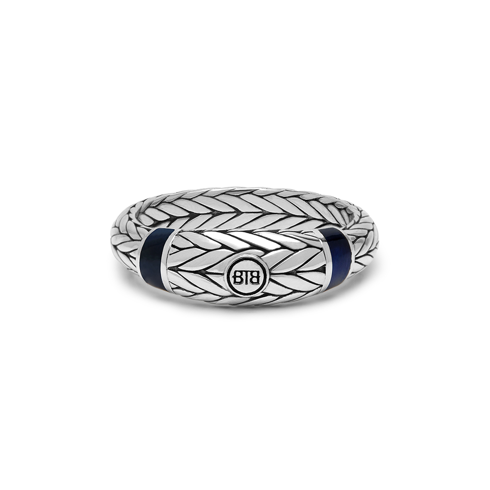 Buddha to Buddha Ellen stone ring tigereye navy maat 18