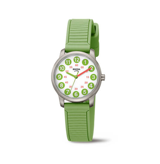 Boccia horloge kids groen