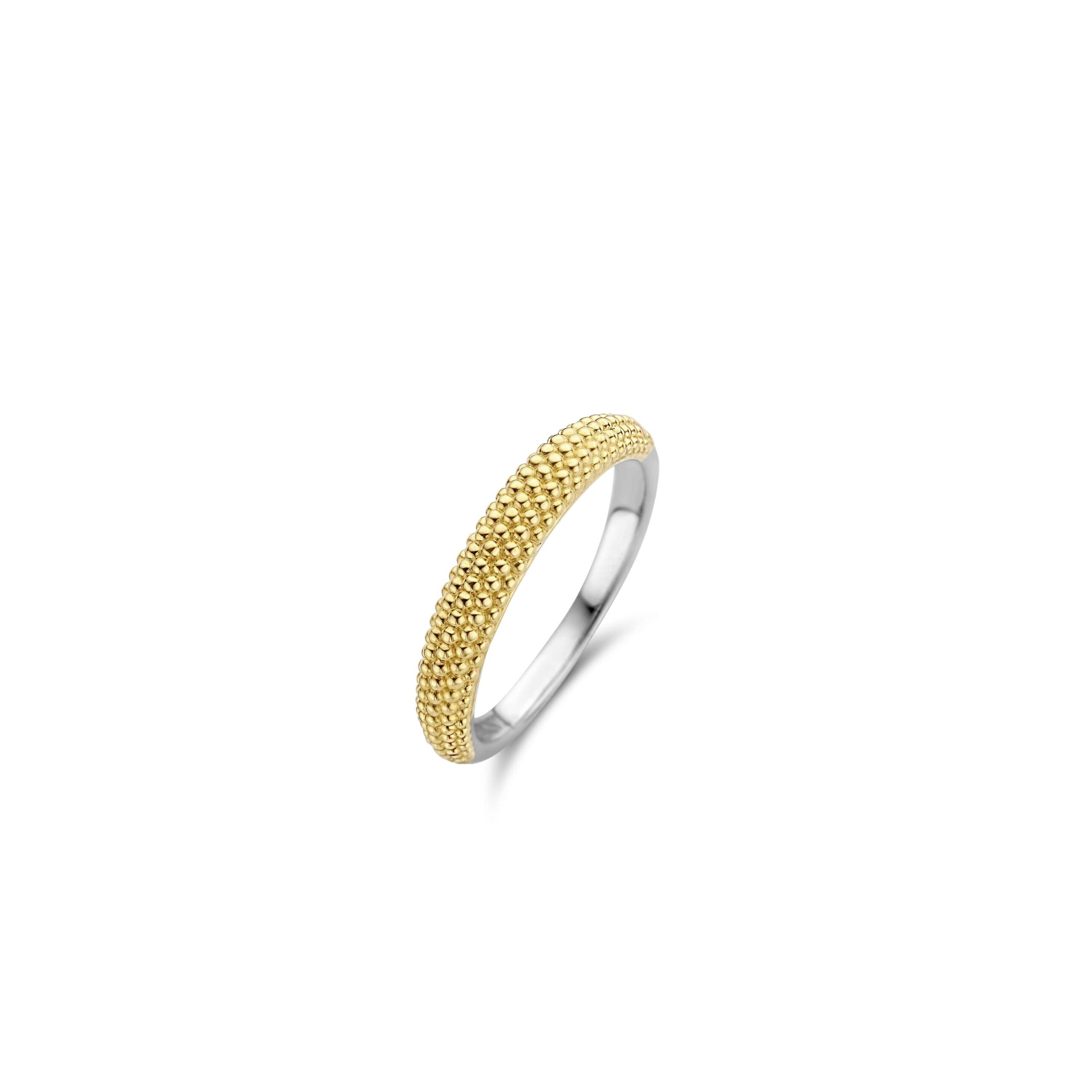Tisento ring goud op zilver maat 56