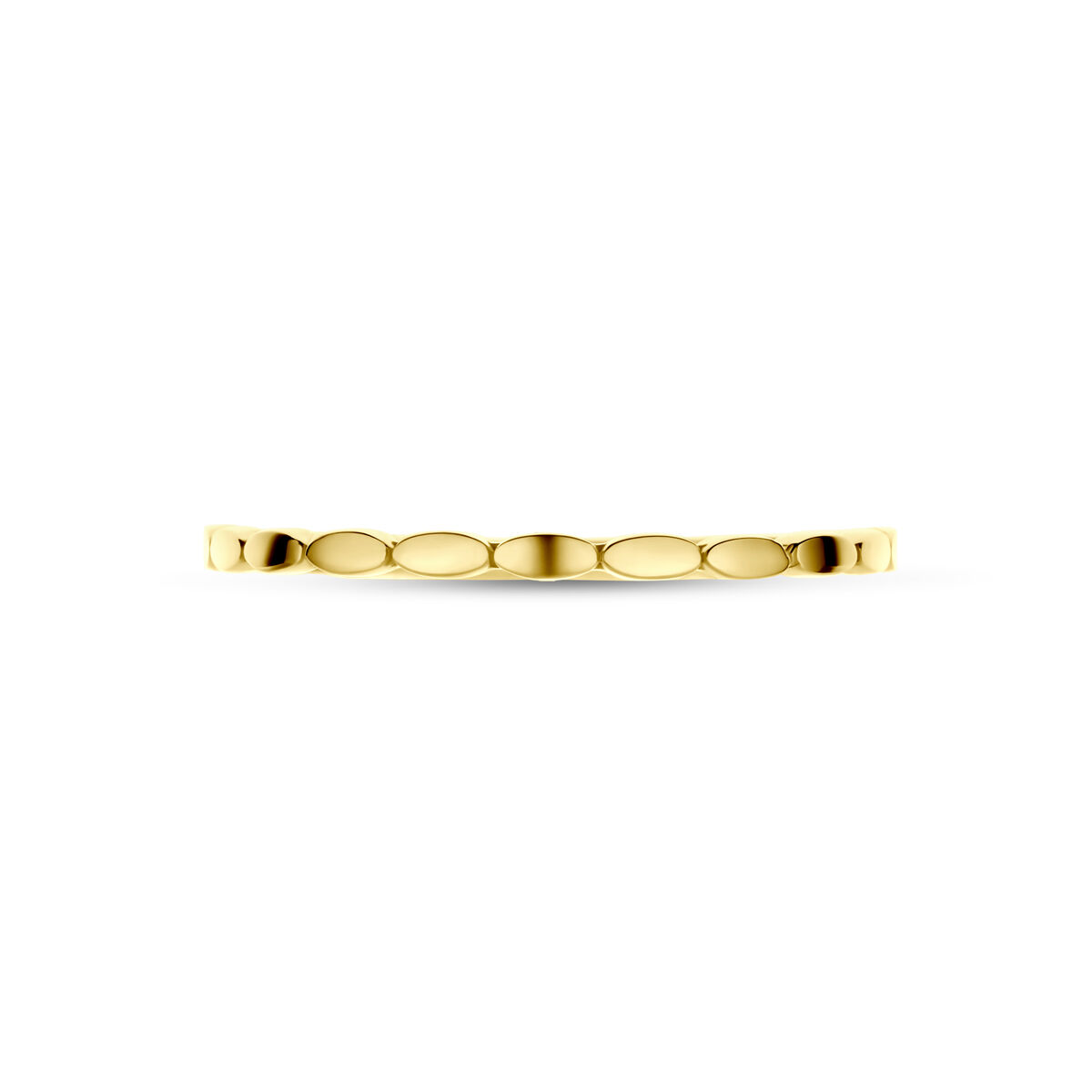 Geelgoud fantasiering 1.5mm maat 17.25 - Afbeelding 4