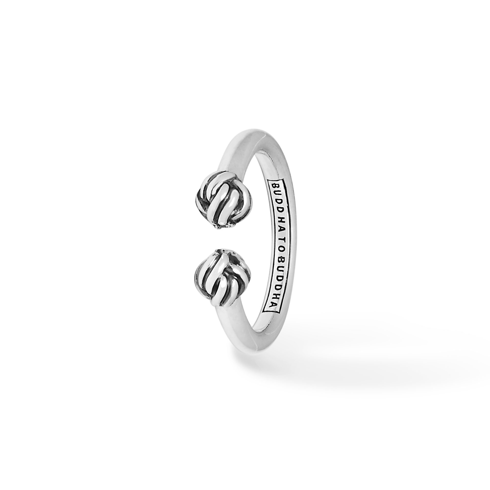 Buddha to Buddha Refined Katja Ring zilver maat 18 - Afbeelding 2