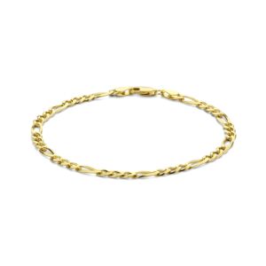 21.03375 KA armband goud op zilver schakel 20cm
