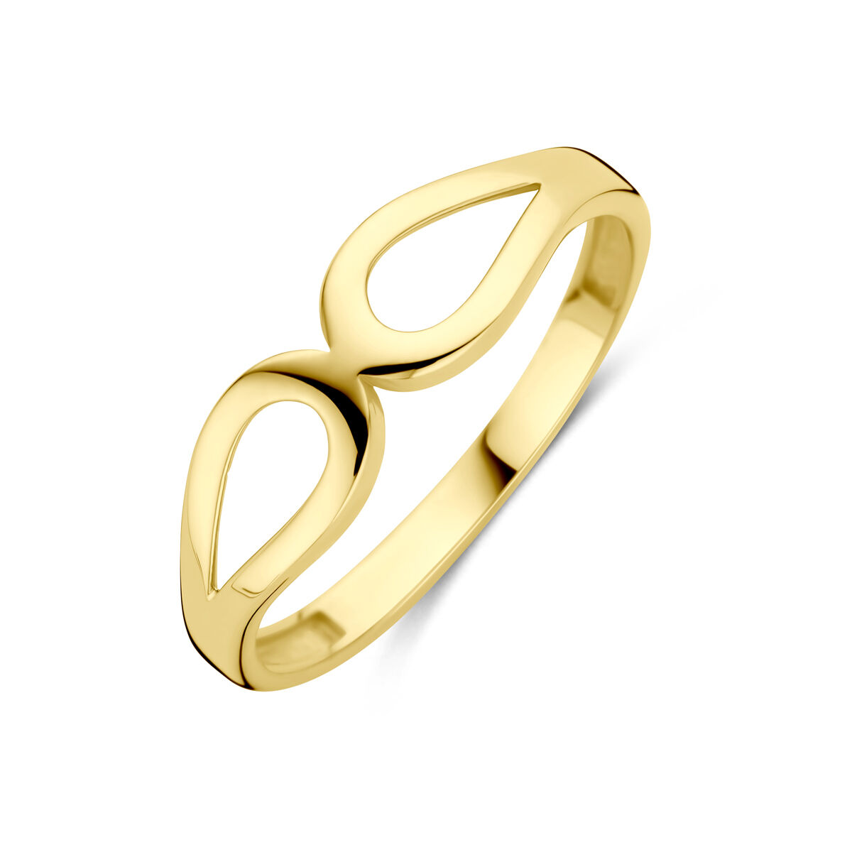 Geelgouden fantasiering 5.5mm maat 17.25