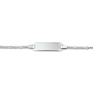 zilver plaatarmband 9-11 cm
