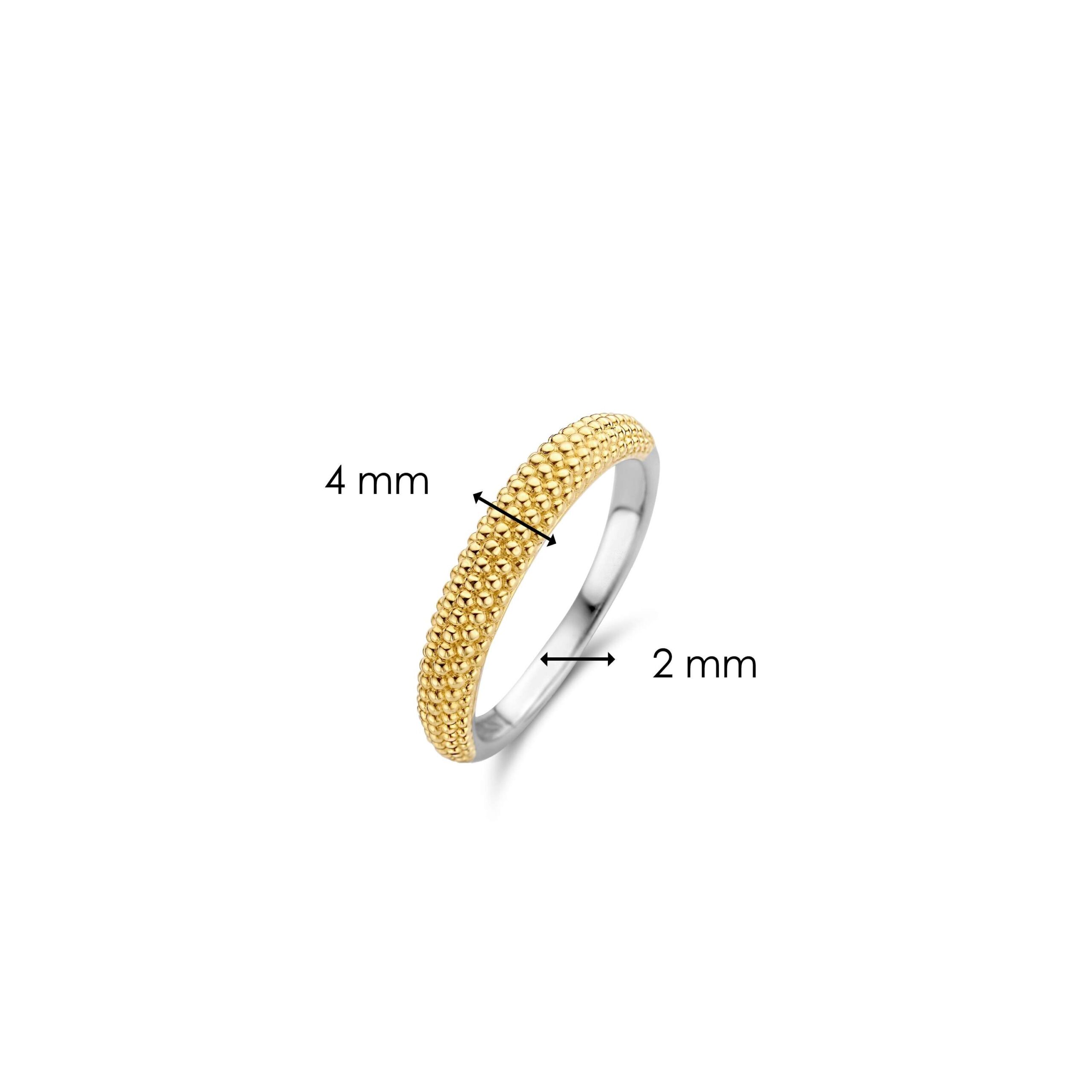 Tisento ring goud op zilver maat 56 - Afbeelding 4