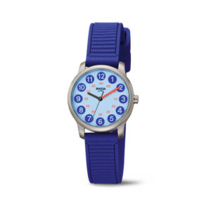 Boccia horloge kids blauw