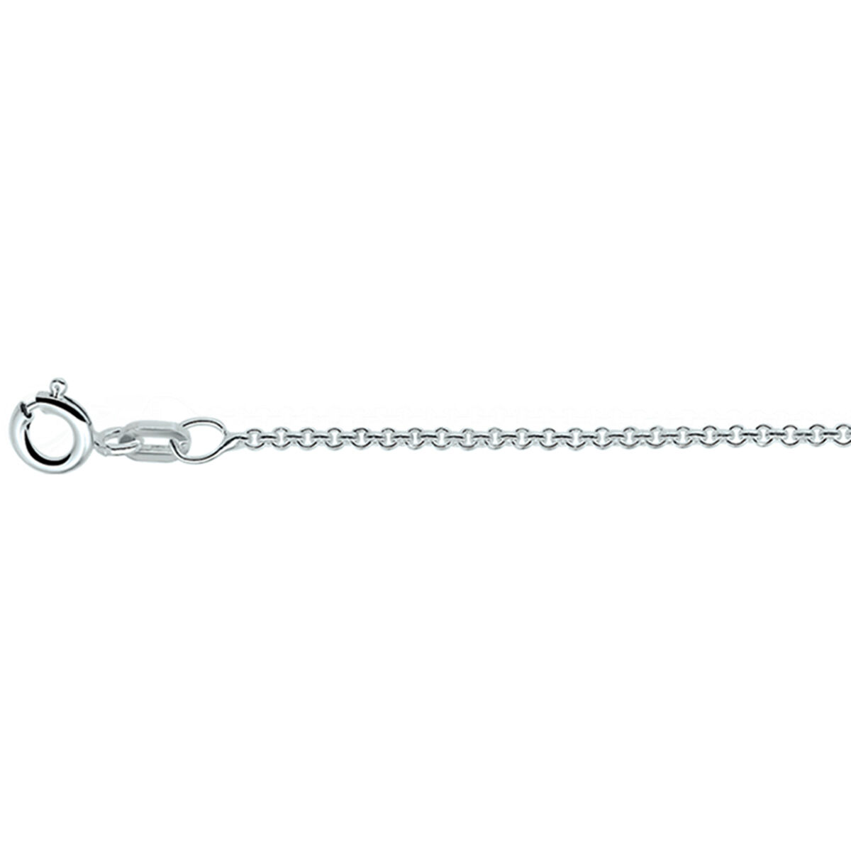 zilver collier anker 1.2mm 42cm