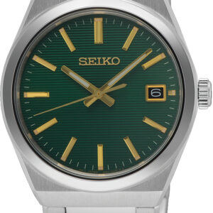 Seiko herenhorloge staal groen