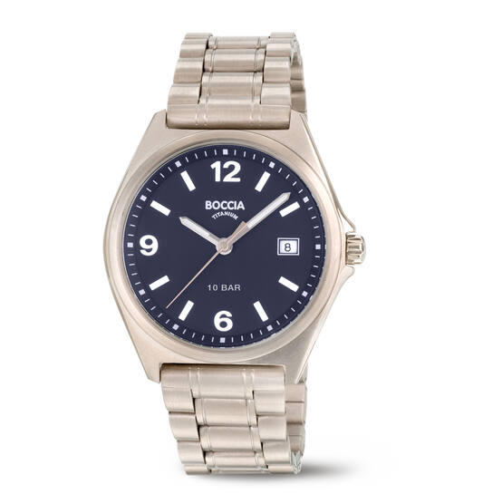 Boccia herenhorloge titanium