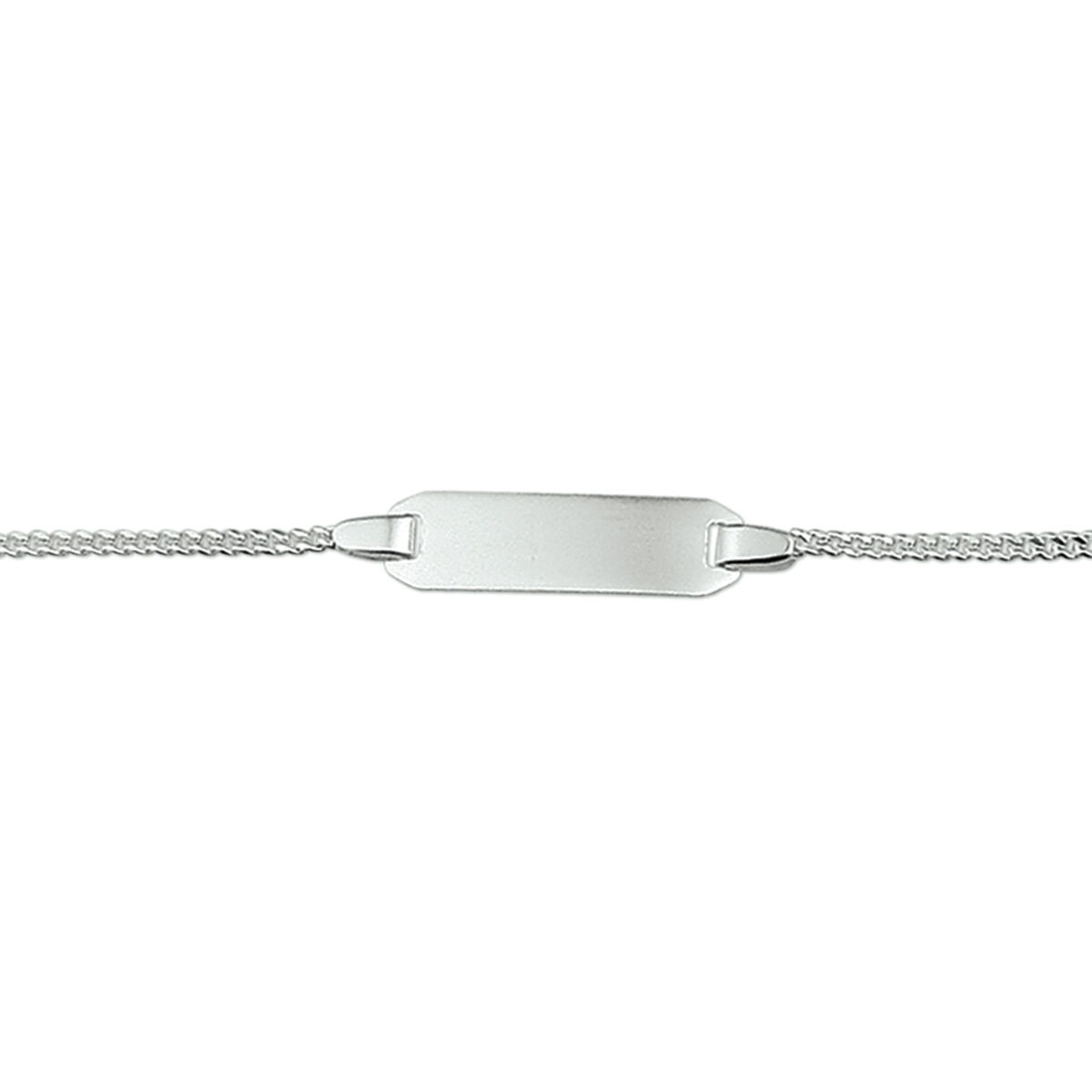 zilver plaatarmband gourmette kind 9-11 cm