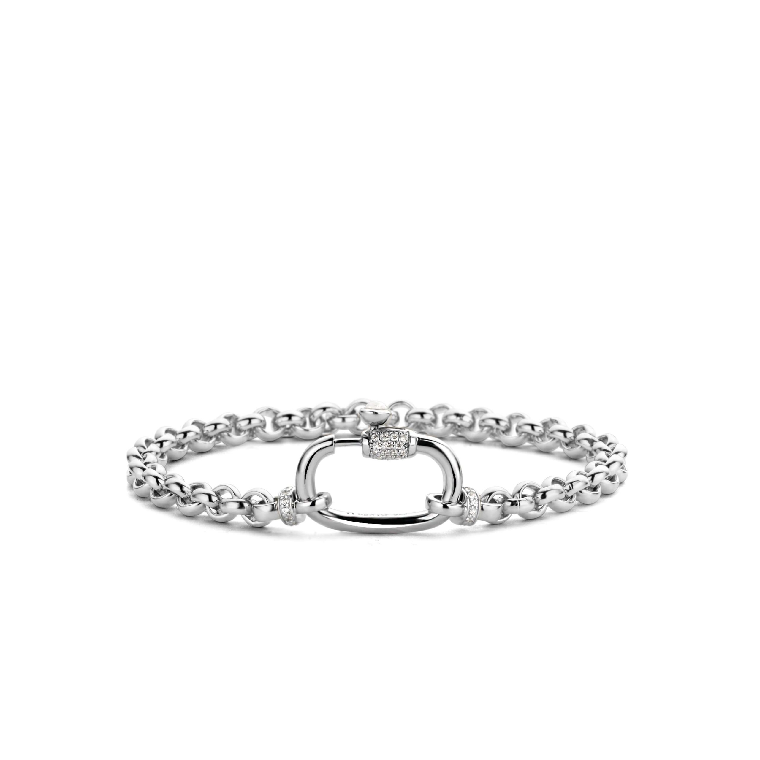 Tisento zilver armband jasseron zirkonia