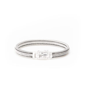 Buddha to Buddha armband Edwin mini zilver maat E+