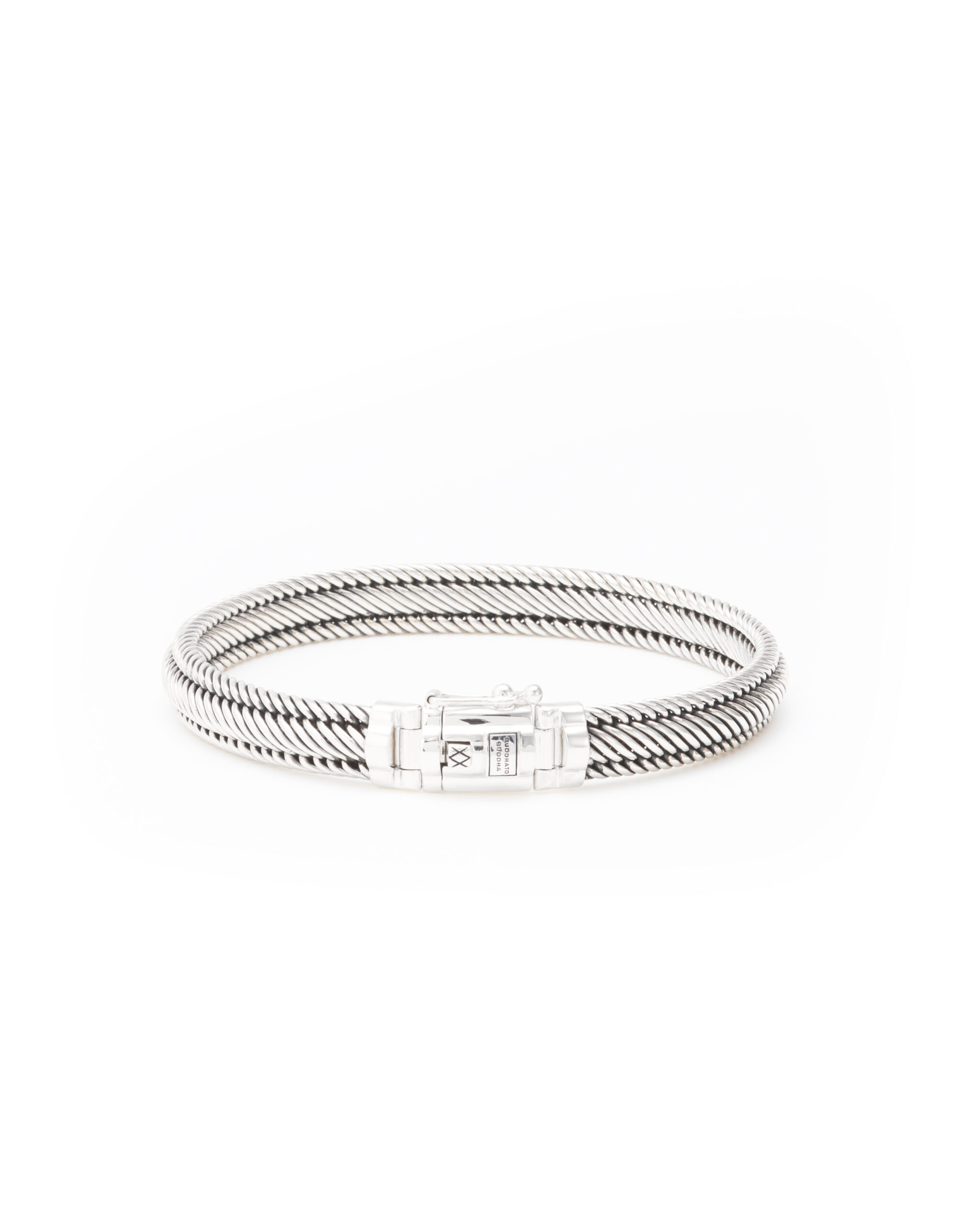 Buddha to Buddha armband Edwin mini zilver maat F