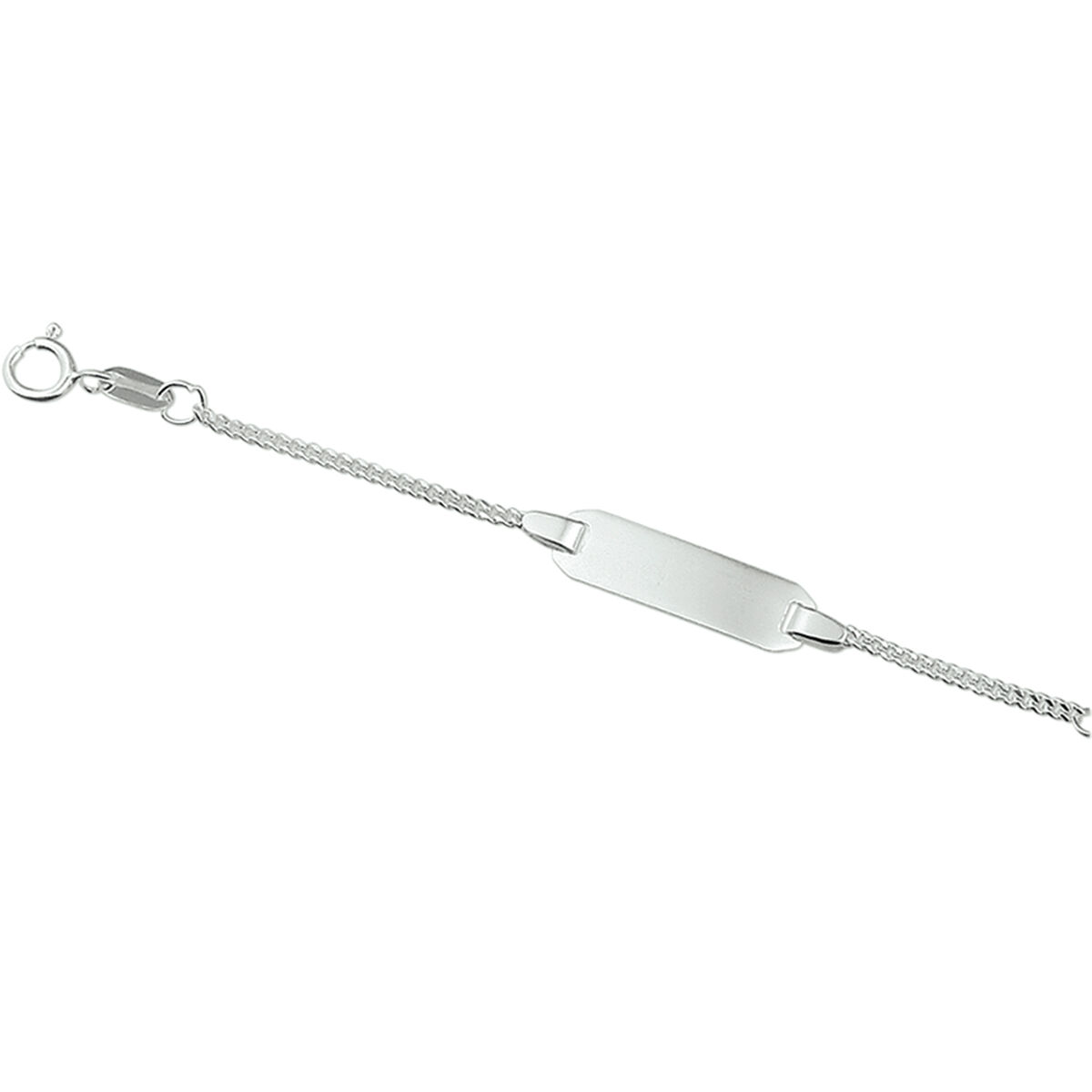 zilveren graveerarmband gourmette 11-13 cm - Afbeelding 2