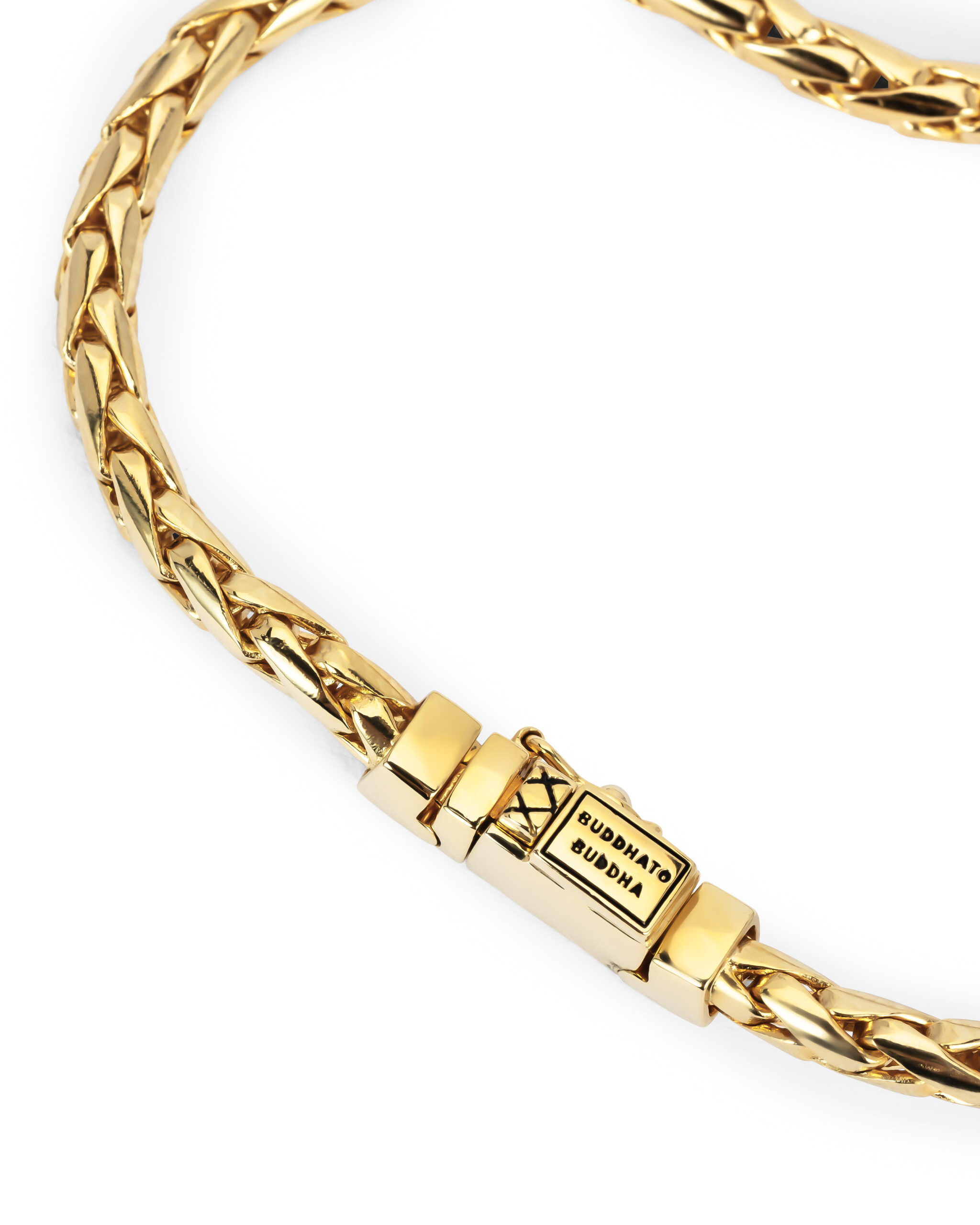 Buddha to Buddha armband George mini goud op zilver - Afbeelding 2