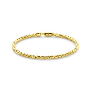 Geelgouden armband Venitiaans 21cm 3.5mm