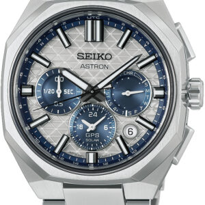 Seiko Astron Limited Edition herenhorloge zilver blauw